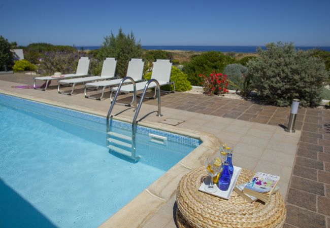 Villa in Protaras - Villa Melissa Selana Front Line Sea View