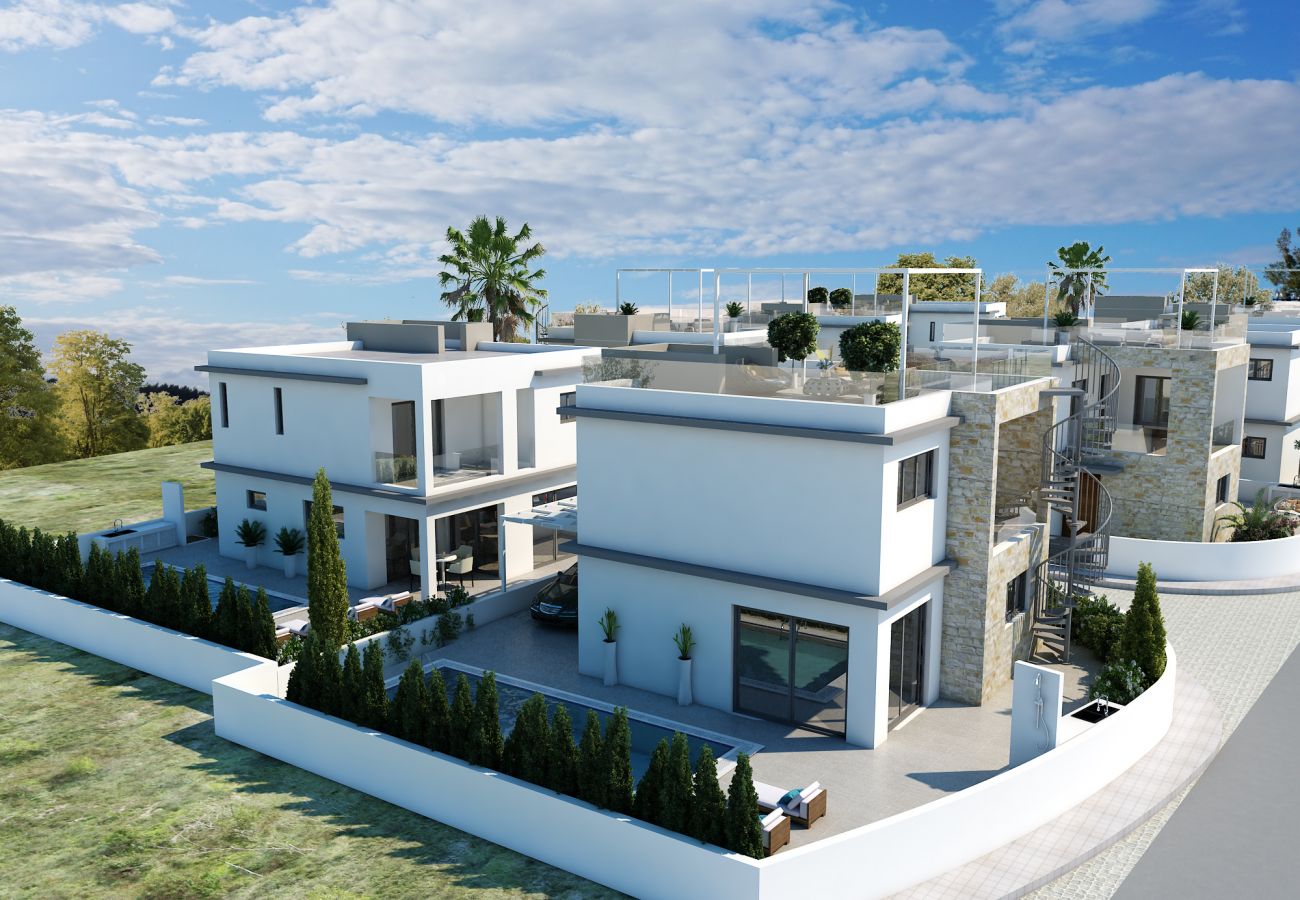 Villa/Dettached house in Protaras - Brand New 3 Bed Villa 400 Meters From The Beach